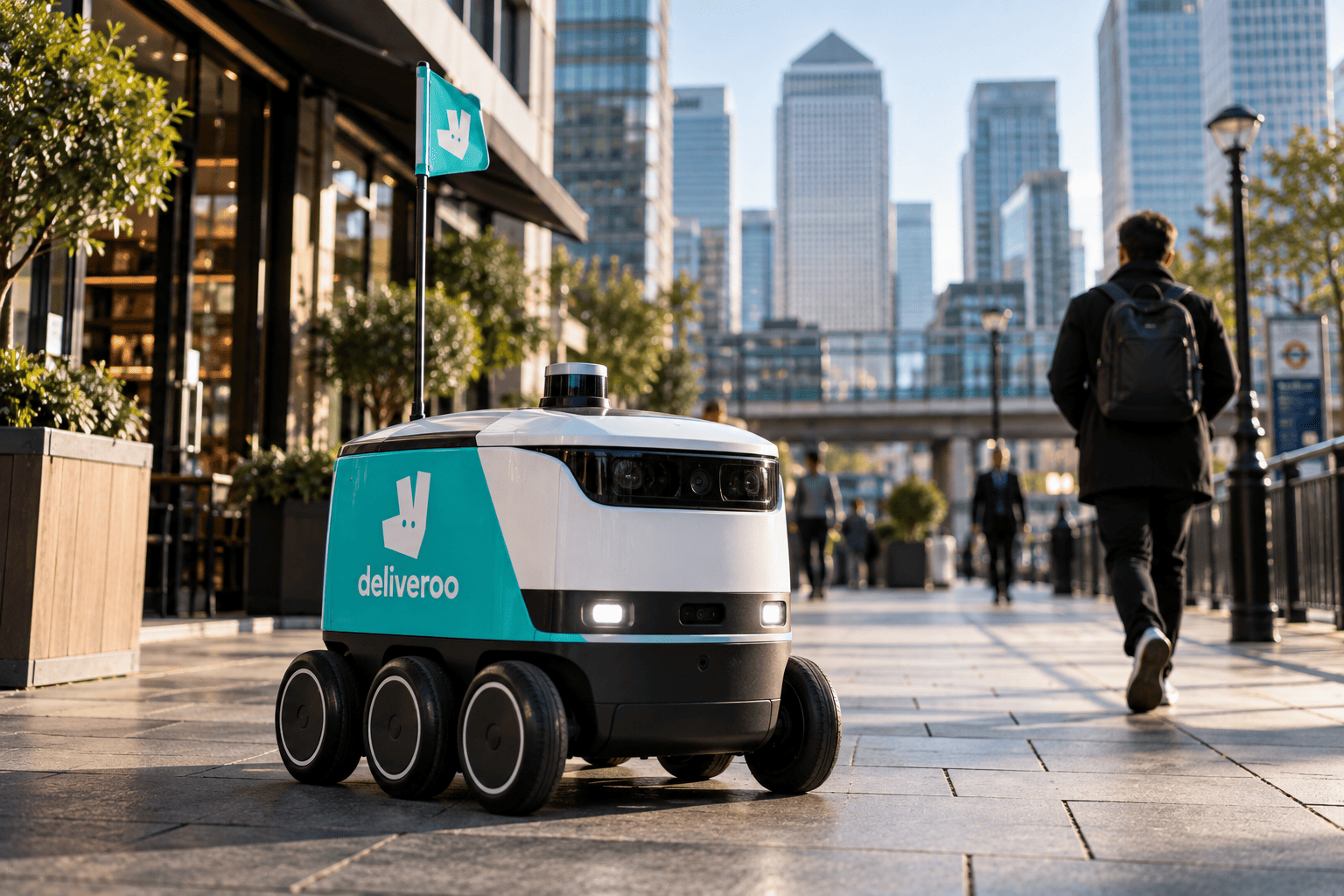 Royaume-Uni : Deliveroo passe à la livraison par robots